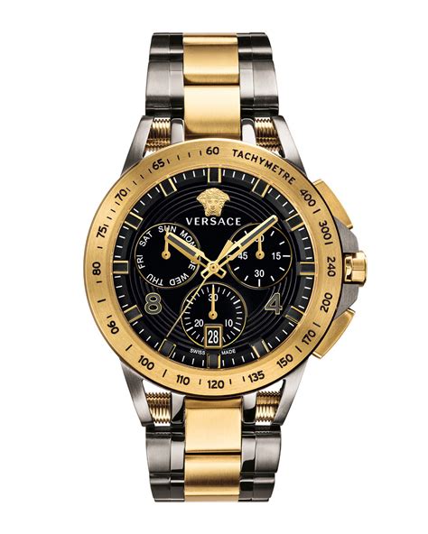 versace chronograph watch.